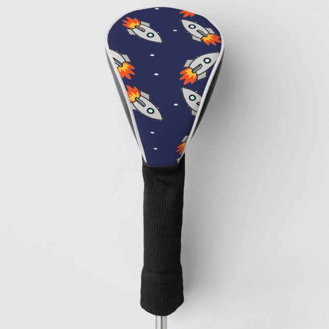 Crazy rockets golf head cover (Front)