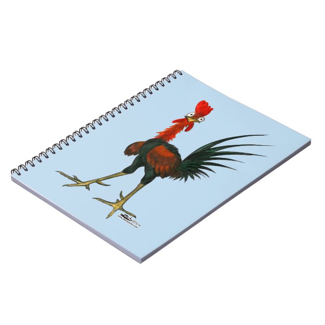 Crazy Rooster Notebook (Left Side)