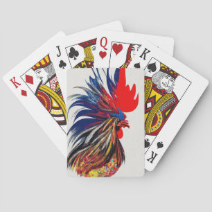 Crazy Rooster Playing Cards