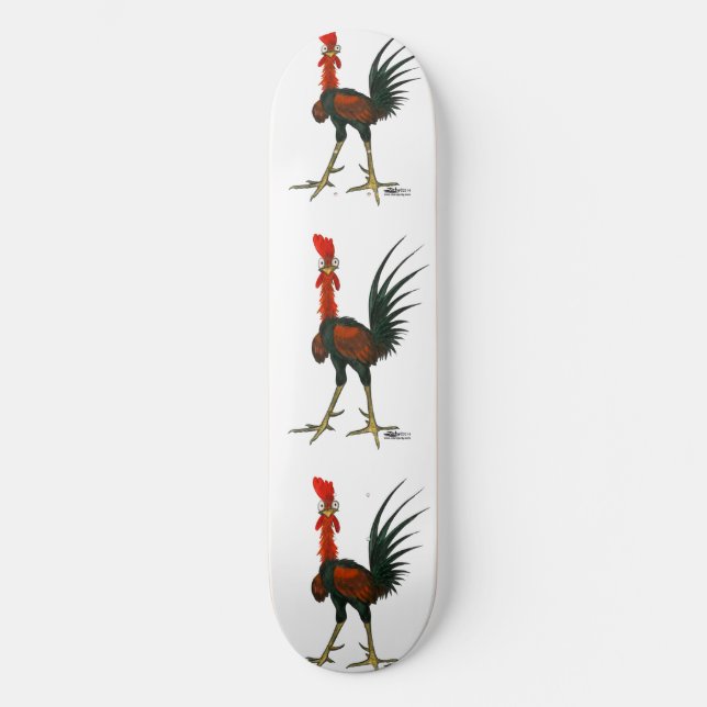 Crazy Rooster Skateboard (Front)