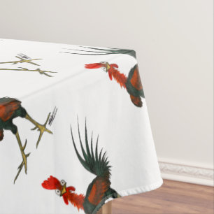 Crazy Rooster Tablecloth