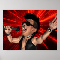 Crazy Screams and Laser Beams Poster