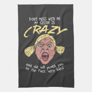 Crazy Sister Kitchen Towel