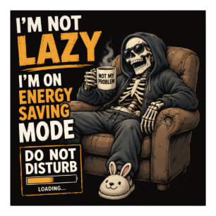 Crazy Skeleton Vibes Photo Print