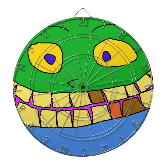 Crazy Smile Dartboard! Dartboard (Front)