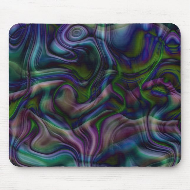 crazy smoke mouse pad (Front)