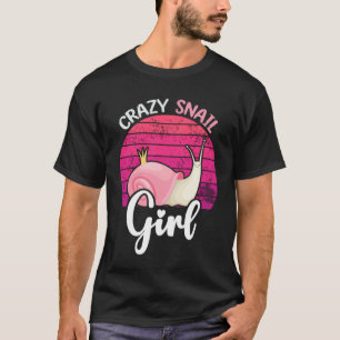 crazy snail girl T-Shirt