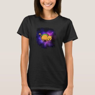 Crazy Space Taco Cat Galaxy Kitten T-Shirt
