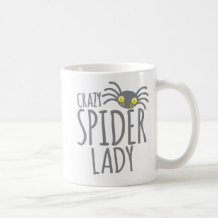 Crazy Spider Lady Coffee Mug