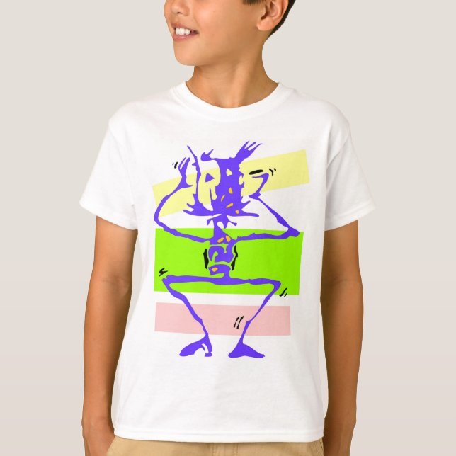 Crazy Stick Figure T-Shirt (Front)