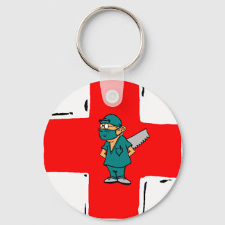 crazy surgeon keychain