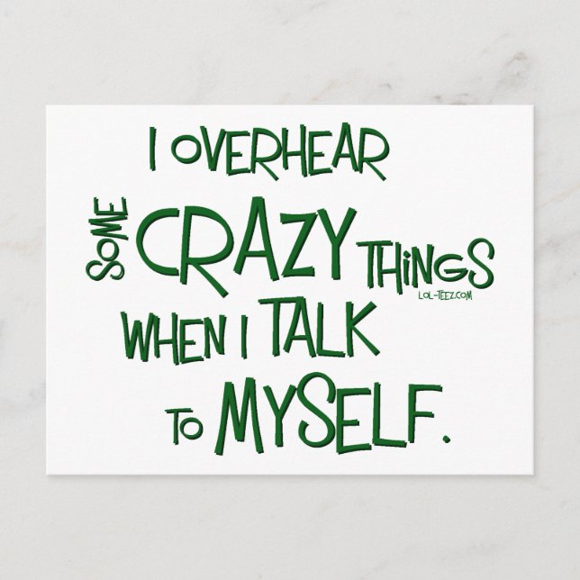 Crazy Talk Postcard (Front)