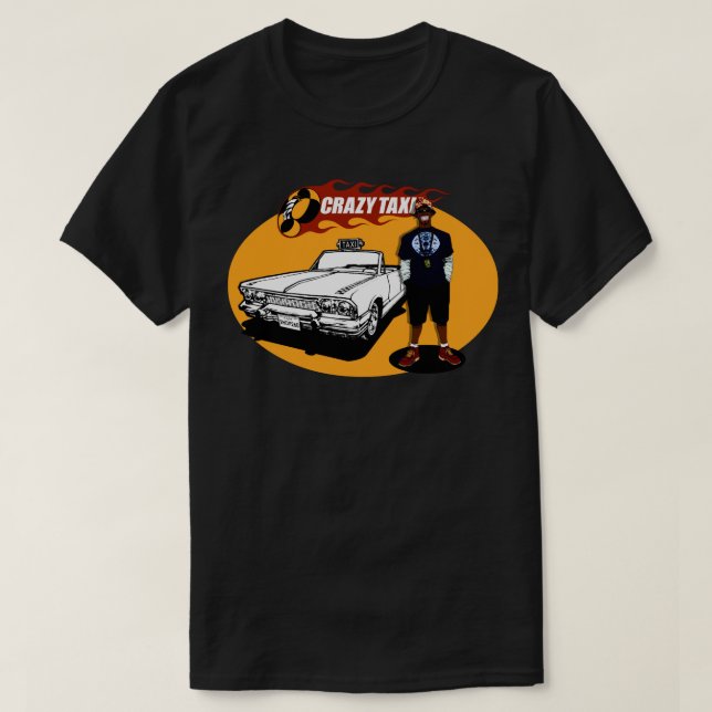 Crazy Taxi BD Joe 2D T-Shirt (Design Front)