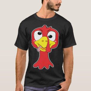 Crazy Trippy Thanksgiving Turkey Head T-Shirt