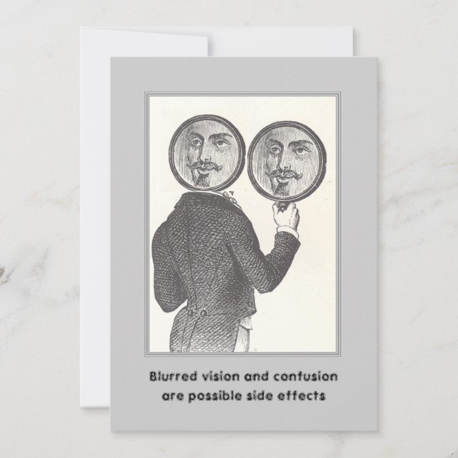 Crazy vintage invitation (Front)