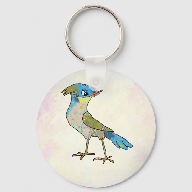 Crazy Vogel Keychain (Front)