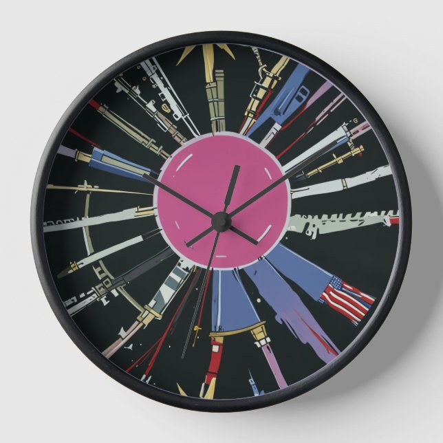 crazy wall clock (Front)