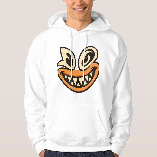 Crazy Wide-Smile Face – Unique Bold Graphic Tee (Front)