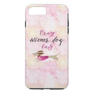Crazy Wiener Dog Lady iPhone 8 Plus/7 Plus Case