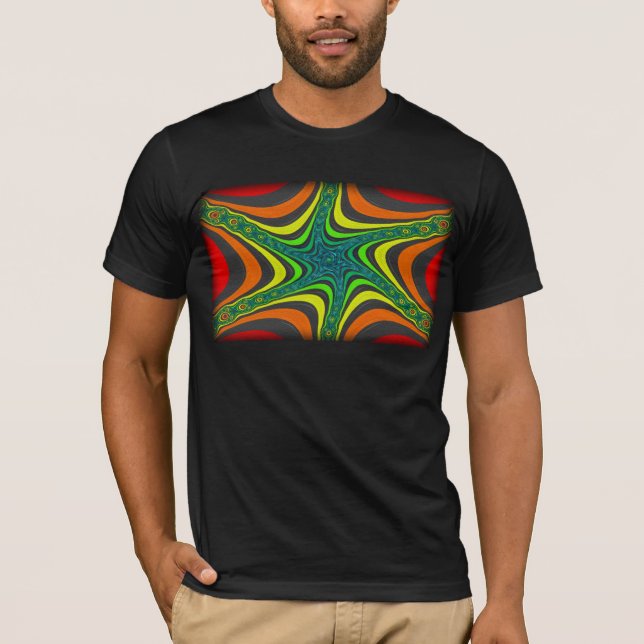 Crazy Zebra Stripes in Various Colours and T-Shirt (Front)