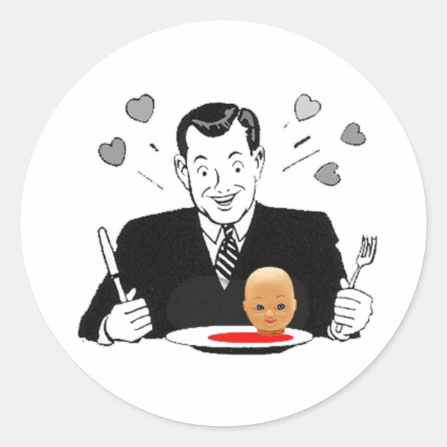 CrazyCannibal Sticker (Front)