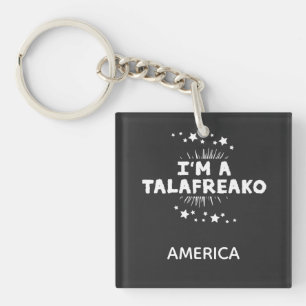 Crazyperson quote funny keychain