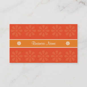 CRE8TIVE DESIGN 04 ORANGE BUSINESS CARD
