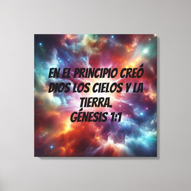 Creación Divina Canvas Print (Front)
