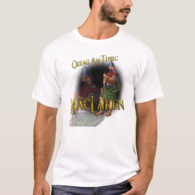 Creag An Tuirc Clan MacLaren Highland Games Shirts (Front)
