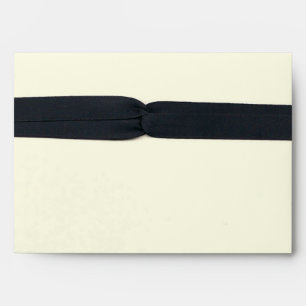 Cream and Black Custom Envelope