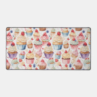 Cream and Cupcake Digital Patterns