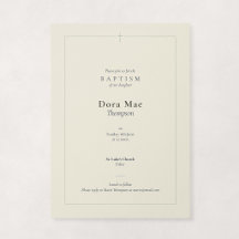 Cream and Sage Religious Scalloped Cross Baptism