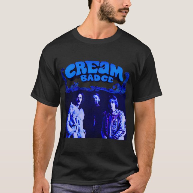 Cream Badge T-Shirt (Front)