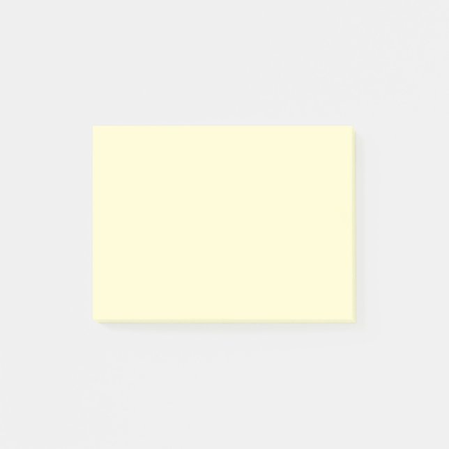 Cream Basic Colour Complementing Post-it Notes (Front)