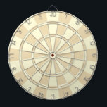 Cream Beige Dartboard<br><div class="desc">Cream Beige Dart Board</div>