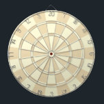 Cream Beige Dartboard<br><div class="desc">Cream Beige Dart Board</div>