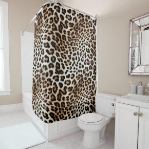 Cream Black Leopard Print