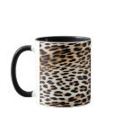 Cream Black Leopard Print