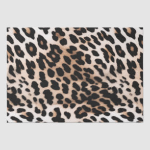 Cream Black Leopard Tissue Paper