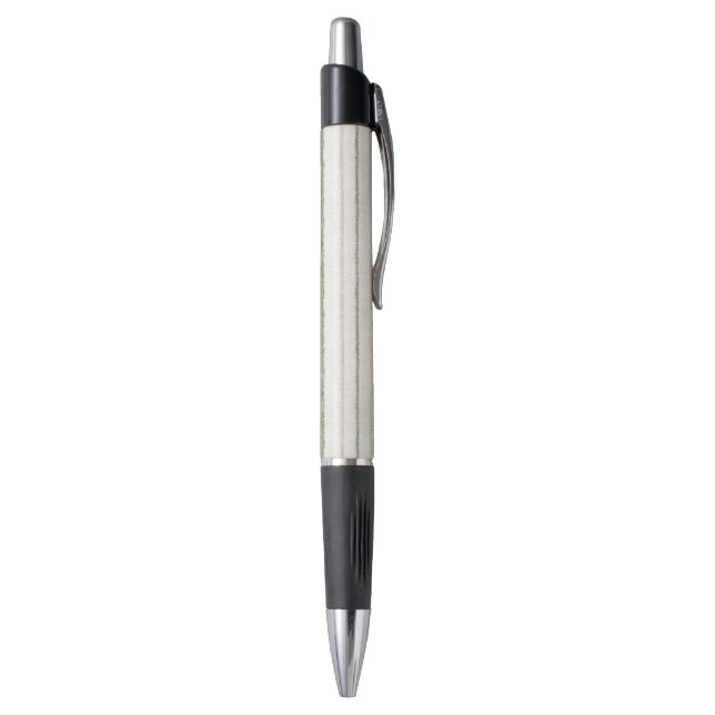 Cream Blue Green Stripes Pen (Bottom (Vertical))