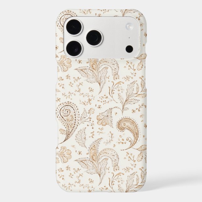 Cream Brown Boho Bohemian (Back)