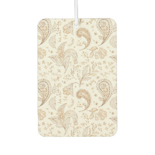 Cream Brown Boho Bohemian Air Freshener