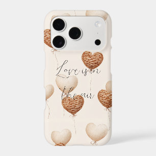 Cream Brown Heart Balloons Love in the Air