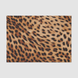 Cream Brown Leopard Print Tissue Paper