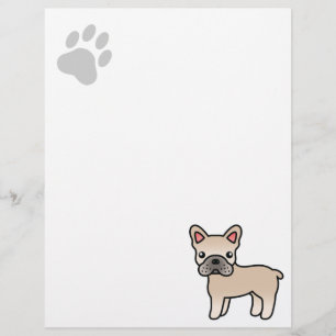 Cream Cartoon French Bulldog