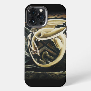 Cream Celtic Art Dragon Fantasy iPhone 13 Pro Max Case