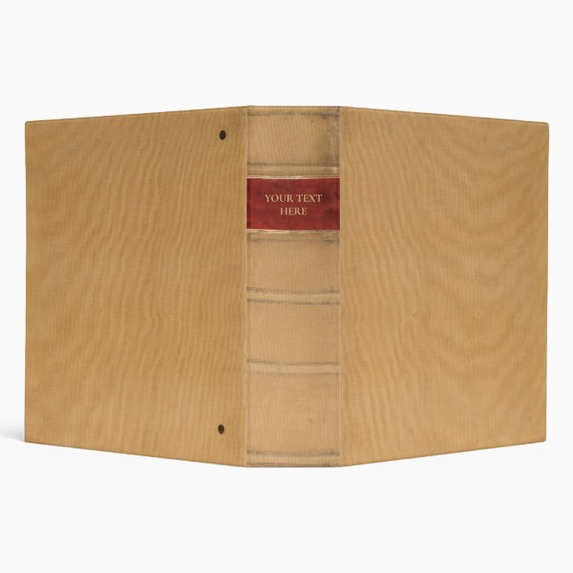Cream Cloth Law Book Style Binder (Background)