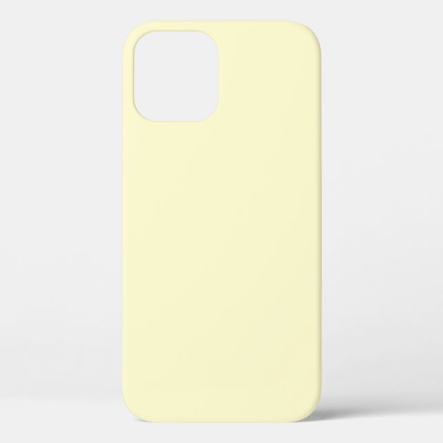 Cream colour Iphone 12 case (Back)