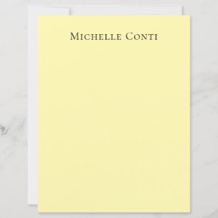 Cream Colour Minimalist Plain Elegant Paper Sheet