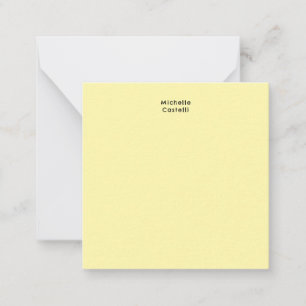 Cream Colour Professional Unique Classic Your Name Card